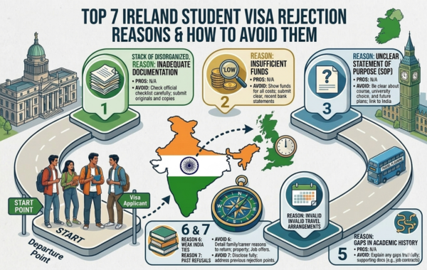 Top 7 Ireland Student Visa Rejection Reasons