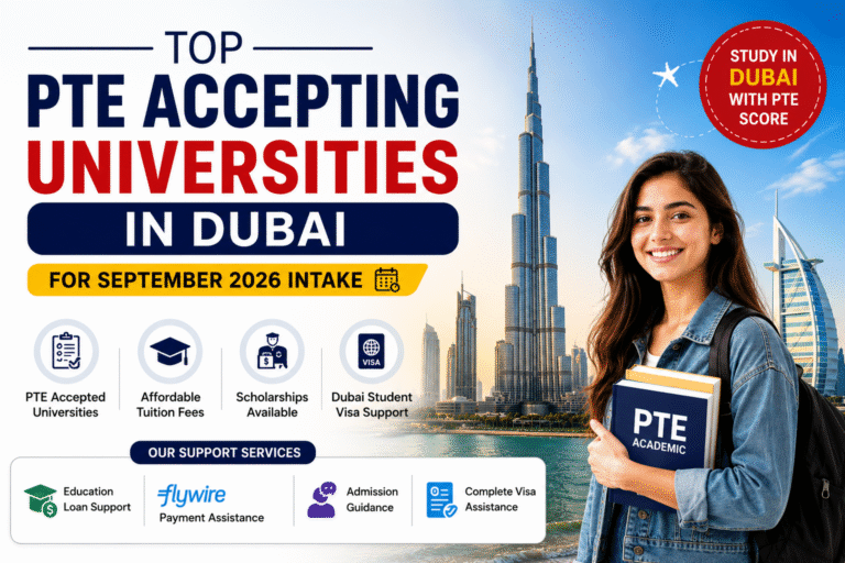 PTE Accepting Universities in Dubai