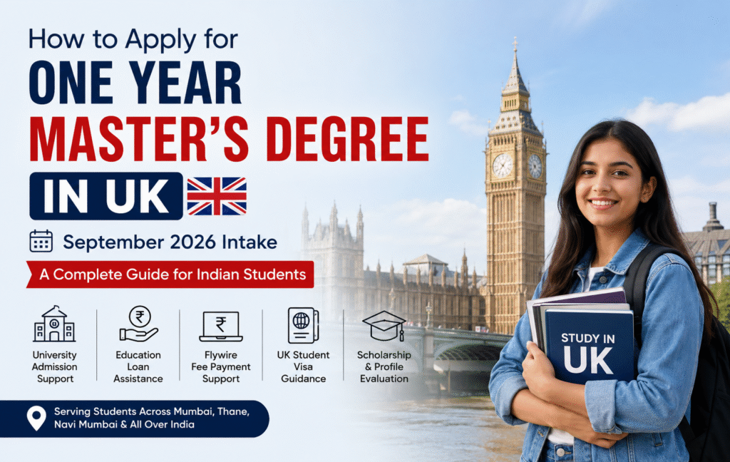 One Year Masters in UK