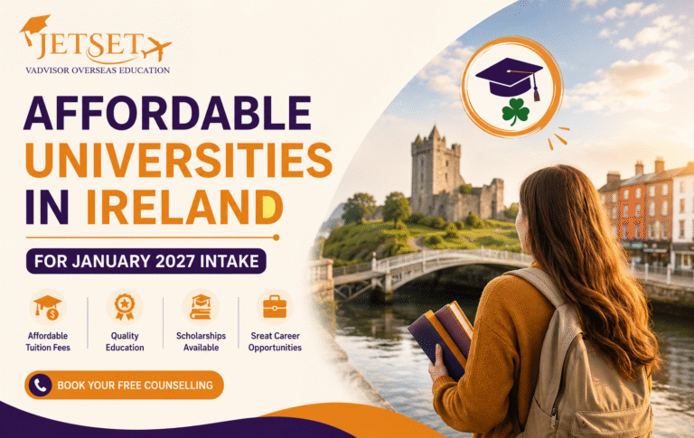 Affordable Universities in Ireland for January 2027 Intake