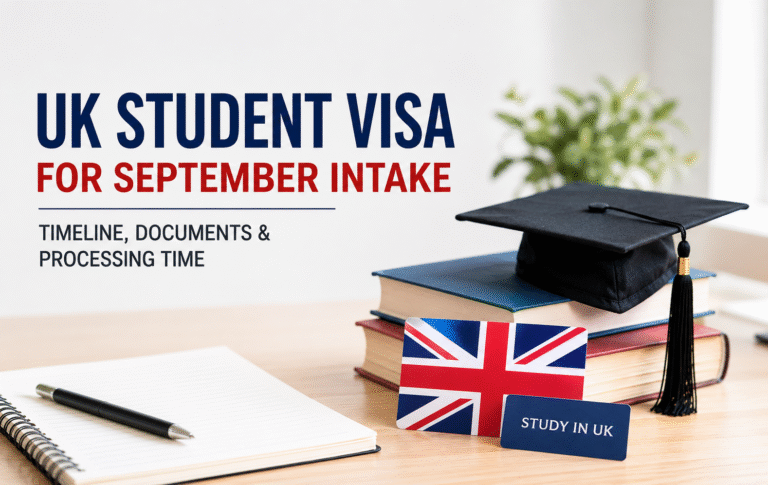UK Student Visa for September Intake