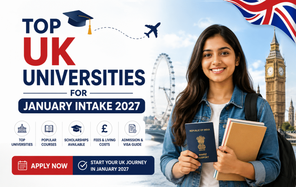 UK Universities for January Intake 2027