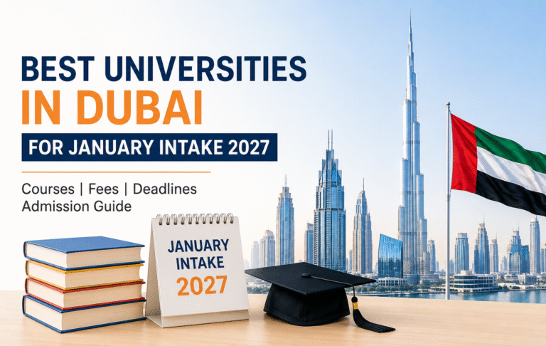 Best Universities in Dubai for January Intake 2027