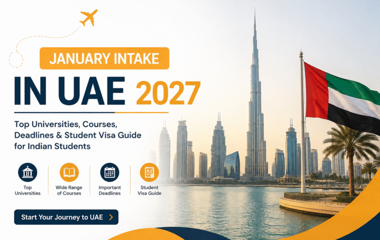 January Intake in UAE 2027
