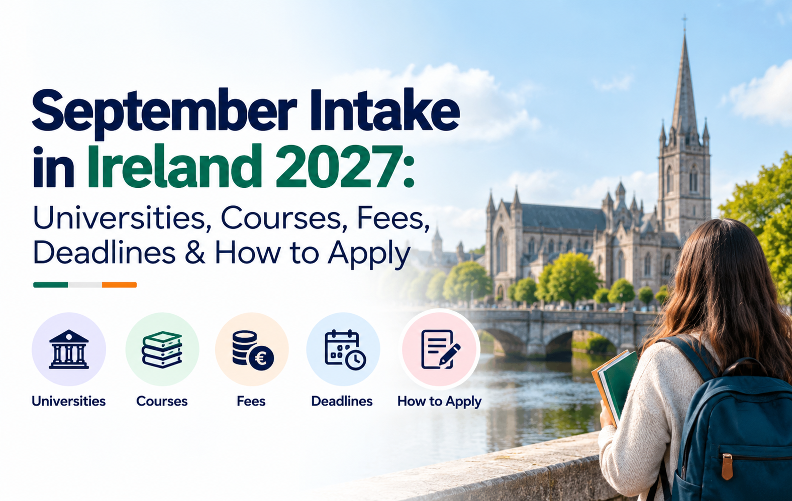 September Intake in Ireland 2027: Universities, Courses, Fees, Deadlines & How to Apply