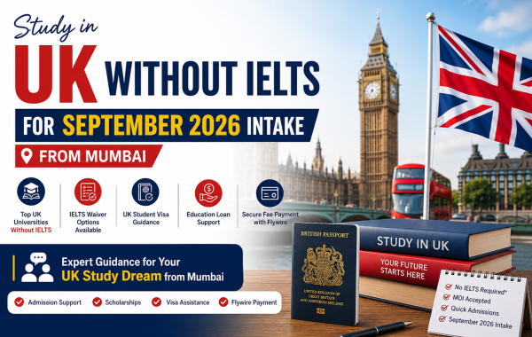 Study in UK Without IELTS for September Intake