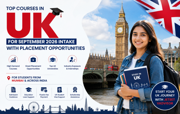 Top Courses in UK for September 2026 Intake with Placement
