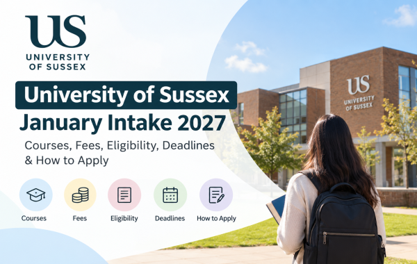 University of Sussex January Intake 2027