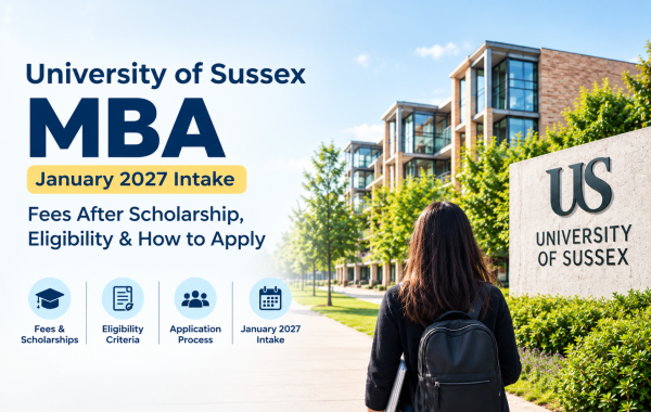 University of Sussex MBA January 2027 intake